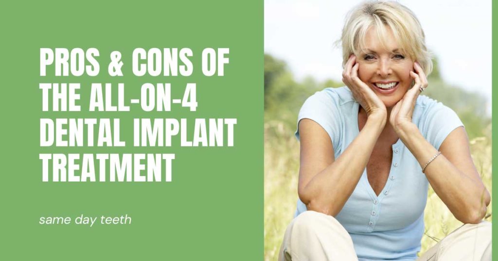 Pros and Cons of All on 4 Dental Implants