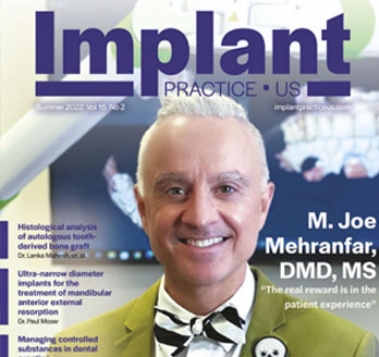 Dental Implant Magazine Cover Dr. Joe Mehranfar