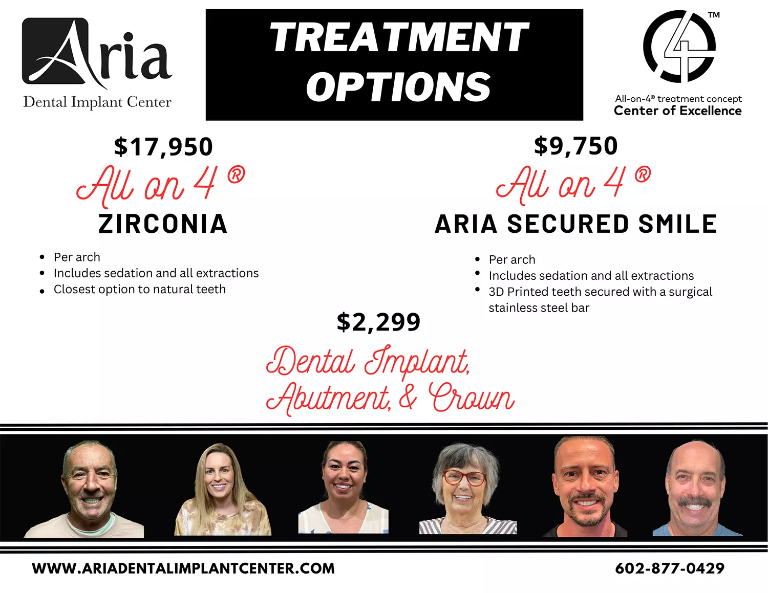 Aria Dental Implant Pricing Options 2024