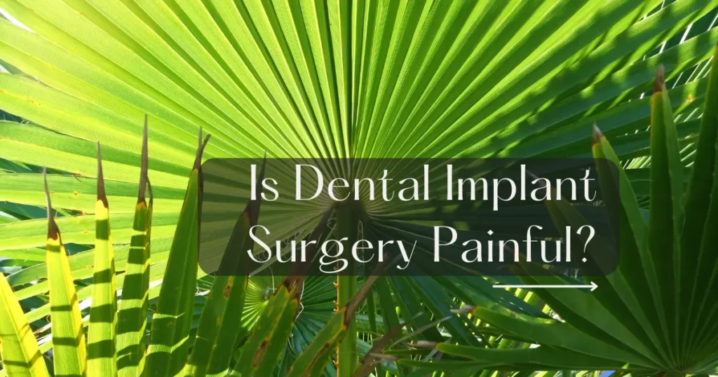 Dental Implant Surgery Pain Blog Header