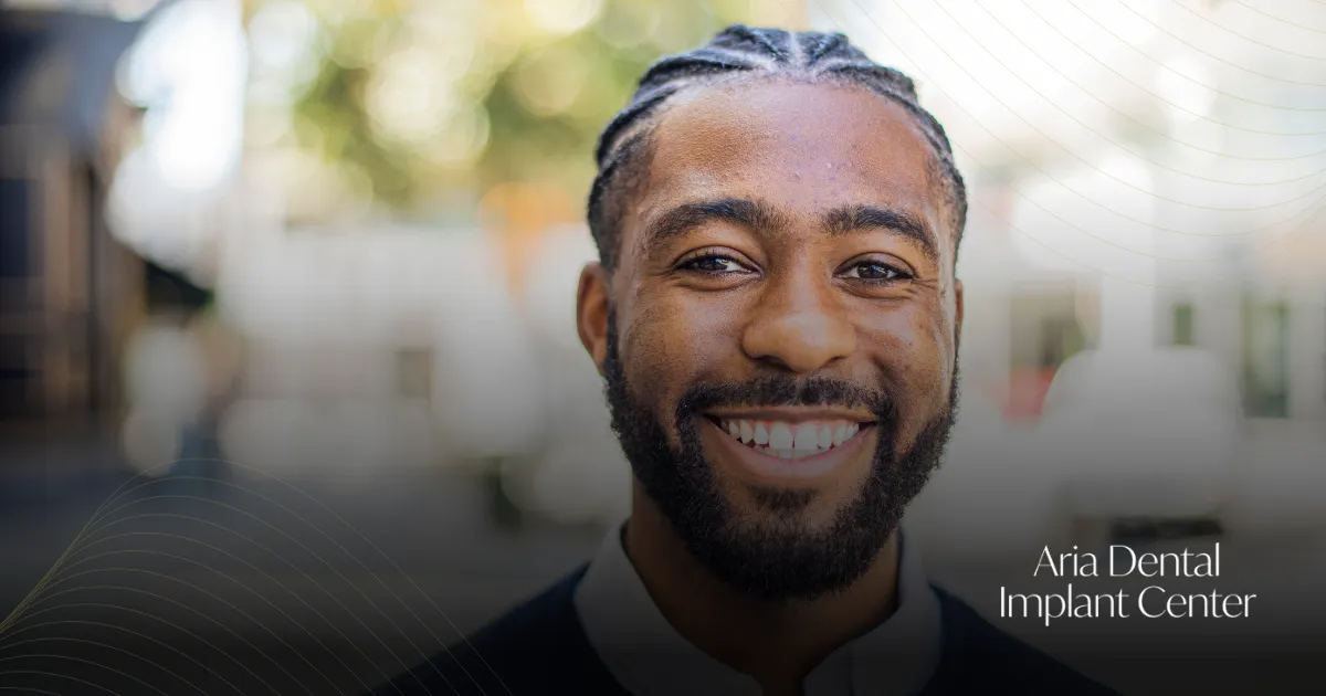 Man Smiling With White Teeth